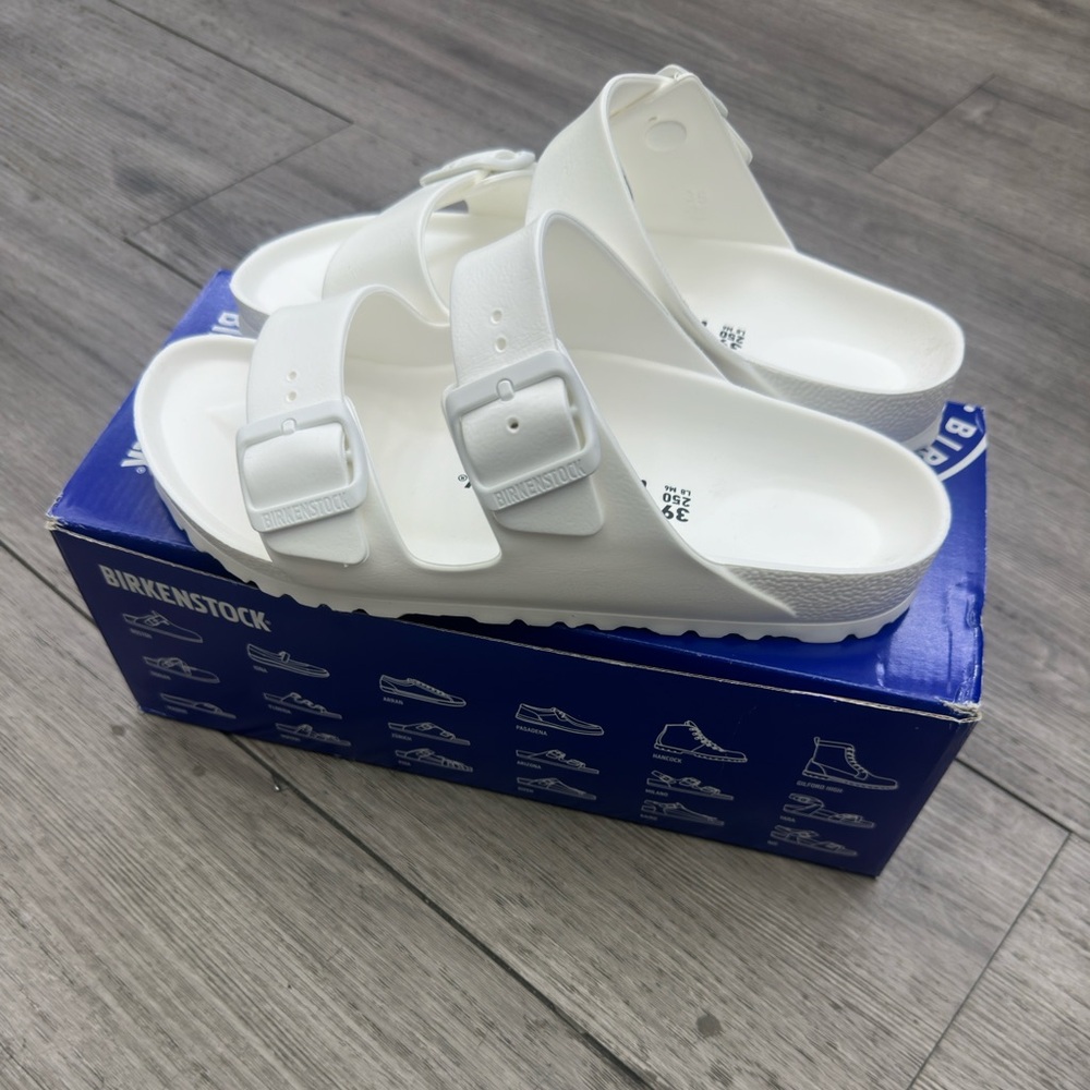 Birkenstock Arizona Eva color white brand new with box - Picture 3 of 3